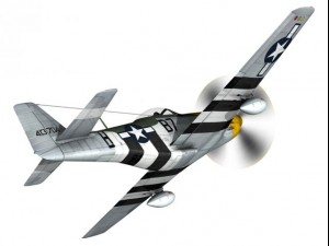 north american p51d mustang ferocious frankie 3D Model