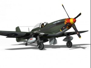 north american p51d mustang speedball alice Modèle 3D