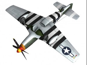 north american p51d mustang speedball alice Modèle 3D