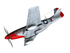 north american p 51d mustang iron ass 3D-Modell