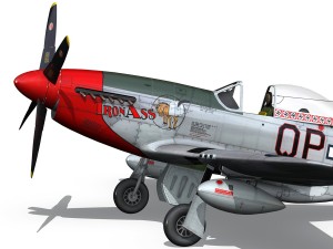 north american p 51d mustang iron ass 3D-Modell