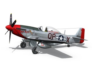 north american p 51d mustang iron ass 3D-Modell