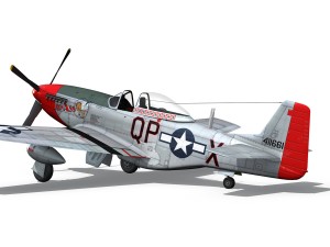 north american p 51d mustang iron ass 3D-Modell