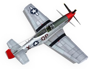 north american p 51d mustang iron ass 3D-Modell
