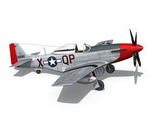 north american p 51d mustang iron ass 3D-Modell