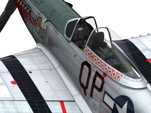 north american p 51d mustang iron ass 3D-Modell