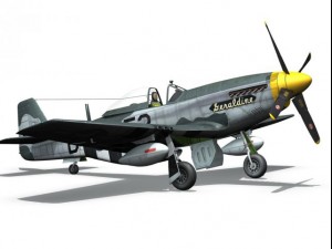north american p51d mustang geraldine 3Dモデル