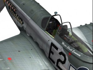 north american p51d mustang geraldine 3Dモデル