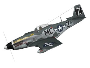 north american p51d mustang glengary guy Modelo 3D