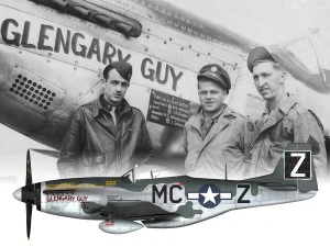 north american p51d mustang glengary guy 3D Model