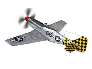 north american p51d mustang shu shu 3D Model