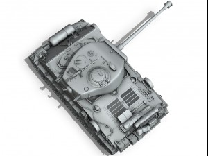 m4a3e8 sherman easy eight Modelo 3D