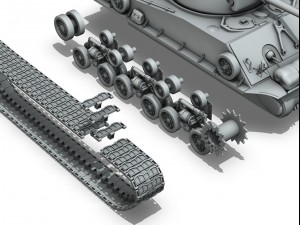 m4a3e8 sherman easy eight Modelo 3D