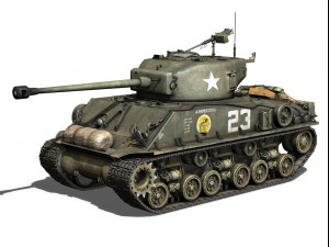 m4a3e8 sherman easy eight a paper doll 3D Model