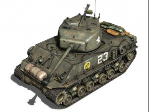 m4a3e8 sherman easy eight a paper doll 3D Model