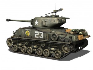 m4a3e8 sherman easy eight a paper doll 3D Model
