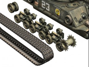 m4a3e8 sherman easy eight a paper doll 3D Model