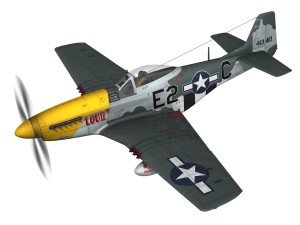 north american p51d mustang lou iv Modèle 3D