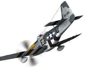 north american p51d mustang lou iv Modèle 3D