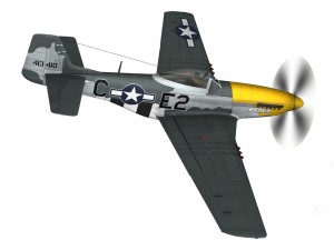 north american p51d mustang lou iv Modèle 3D