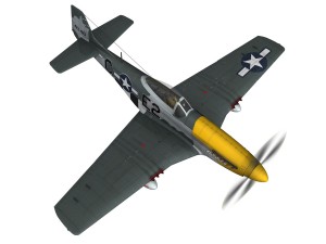north american p51d mustang lou iv Modèle 3D