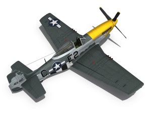 north american p51d mustang lou iv Modèle 3D