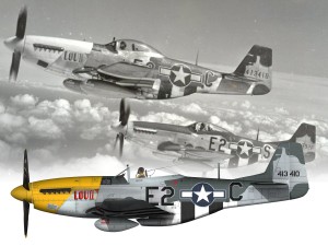 north american p51d mustang lou iv Modèle 3D