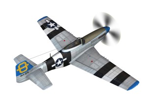 north american p51d mustang jumpin jacques Modelo 3D