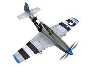 north american p51d mustang jumpin jacques Modelo 3D