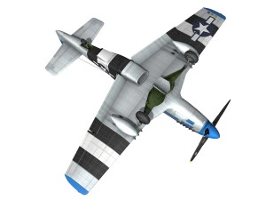 north american p51d mustang jumpin jacques Modelo 3D