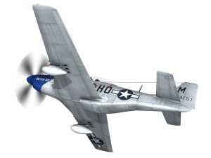 north american p51d mustang petie 2nd 3D मॉडल