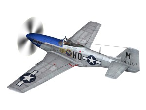 north american p51d mustang petie 2nd 3D मॉडल