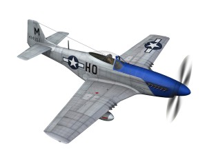 north american p51d mustang petie 2nd 3D मॉडल
