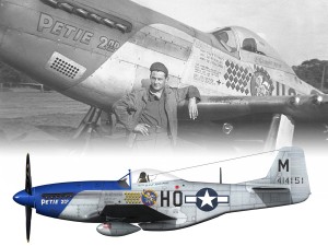 north american p51d mustang petie 2nd 3D मॉडल