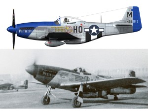north american p51d mustang petie 3rd Modelo 3D
