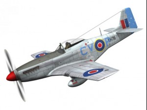 north american p51k mustang mkiv raaf 3D Model