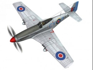 north american p51k mustang mkiv raaf 3D Модель