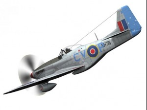 north american p51k mustang mkiv raaf 3D Модель