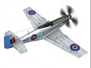 north american p51k mustang mkiv raaf 3D Модель