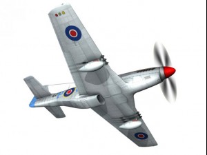 north american p51k mustang mkiv raaf 3D Модель