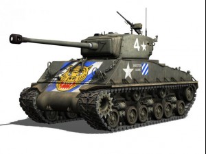 m4a3e8 sherman skeeter hawk Modelo 3D