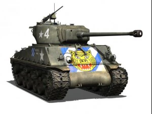 m4a3e8 sherman skeeter hawk 3D Model