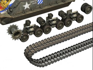 m4a3e8 sherman skeeter hawk Modelo 3D