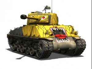 m4a3e8 sherman easy eight korea 3D Model