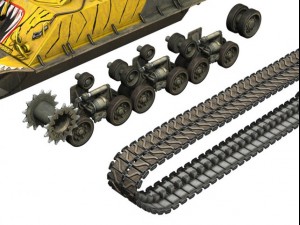 m4a3e8 sherman easy eight korea 3D Model