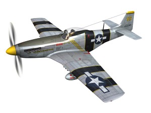 north american p51d mustang the flying undertaker 3Dモデル
