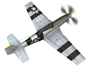 north american p51d mustang the flying undertaker 3Dモデル