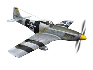 north american p51d mustang the flying undertaker 3Dモデル