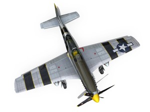 north american p51d mustang the flying undertaker 3Dモデル