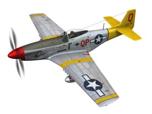 north american p51d mustang marie 3D Model